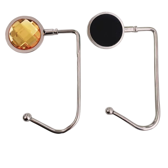 Purse Hook Rhinestone In Sapphire Blue - Picture 5 of 10